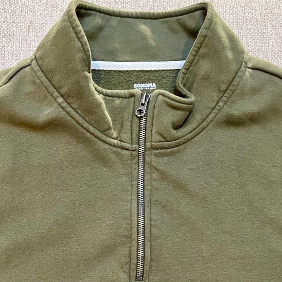 Sonoma Men’s Half Zipper Swearshirt - Picture 3 of 5